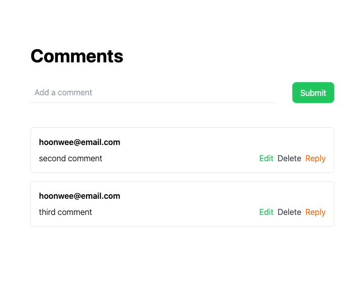 Reply UI